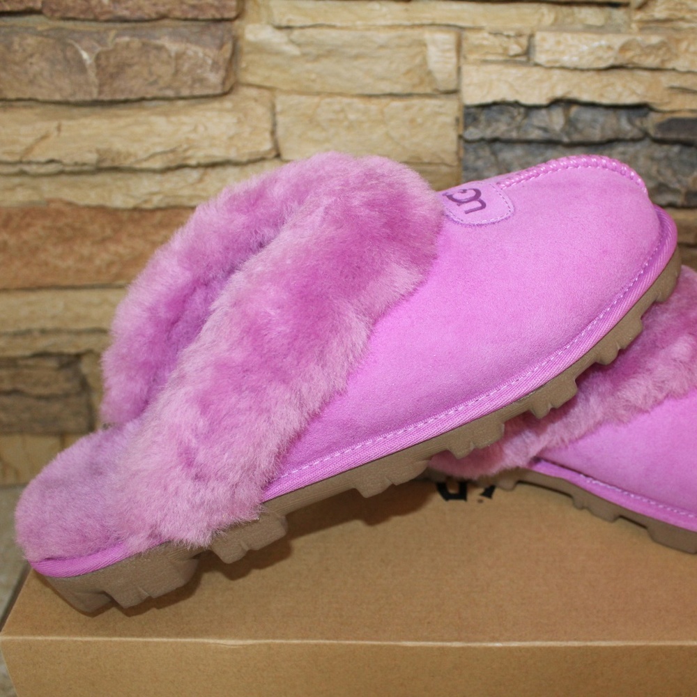 UGG COQUETTE Shearling Slide Slippers NEW! - Picture 1 of 7